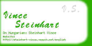 vince steinhart business card